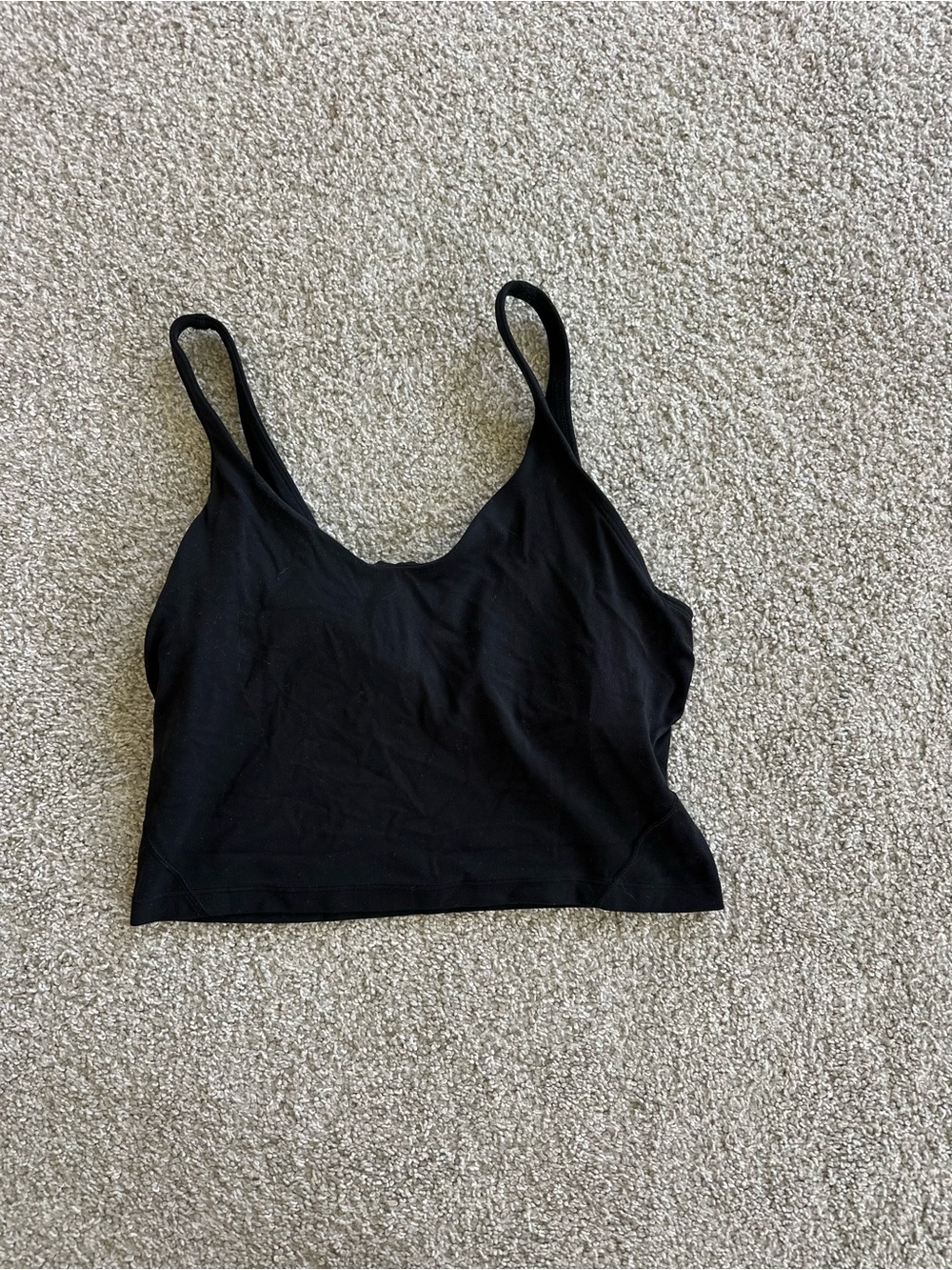 lululemon athletica Black Tank Top